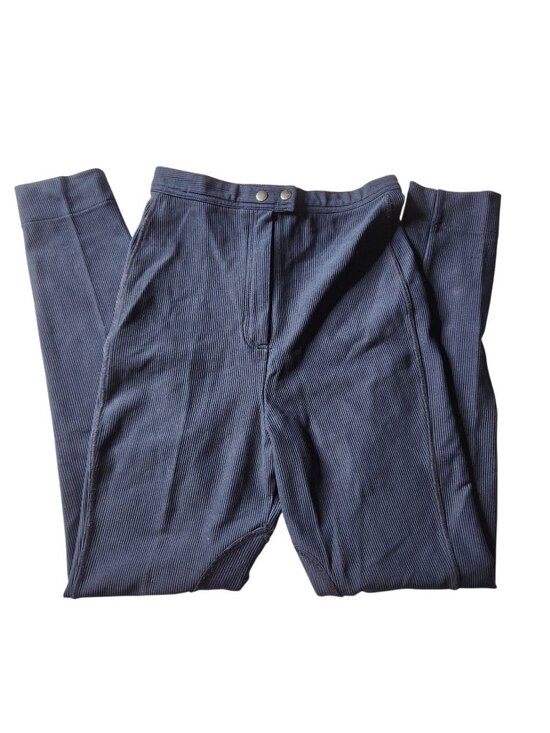 Kikomo Pants - Vinage Kikomo Riding Breeches Equestrian Pants Blue Womens 11/12 Tall Corduroy